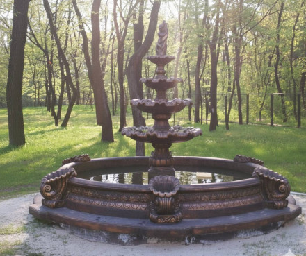 Композиция "4х ярусный Волнистый с бассейном  на  6-ть ракушек"